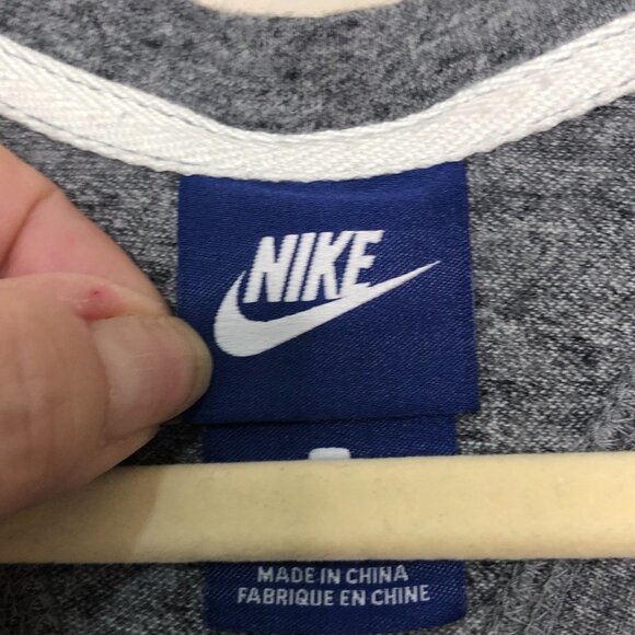 NIKE Women's Heather Grey Gym Vintage One Piece Romper M - Picture 3 of 13